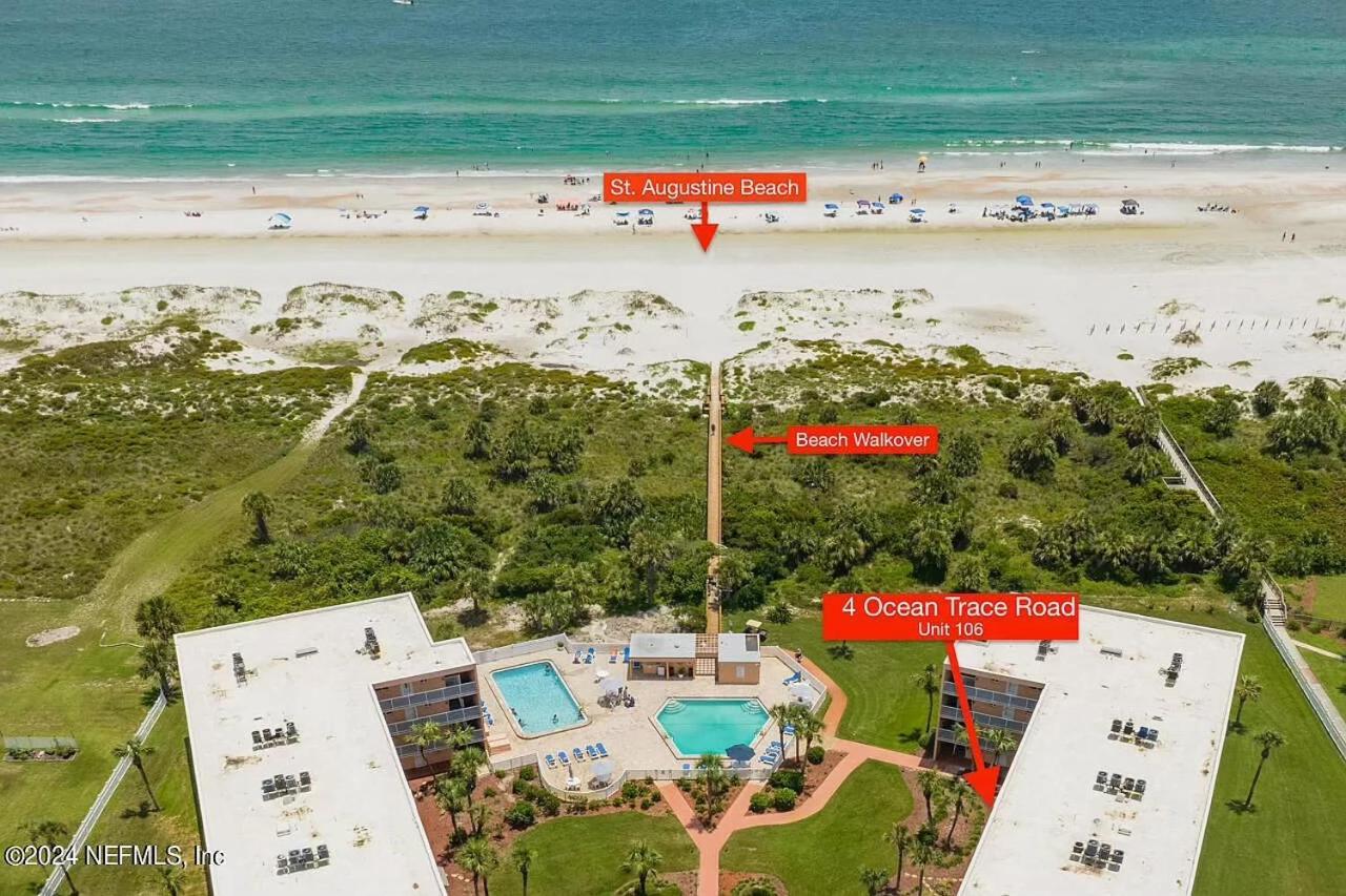 Апартаменти Oceanfront Oasis Сейнт-Огастін Екстер'єр фото